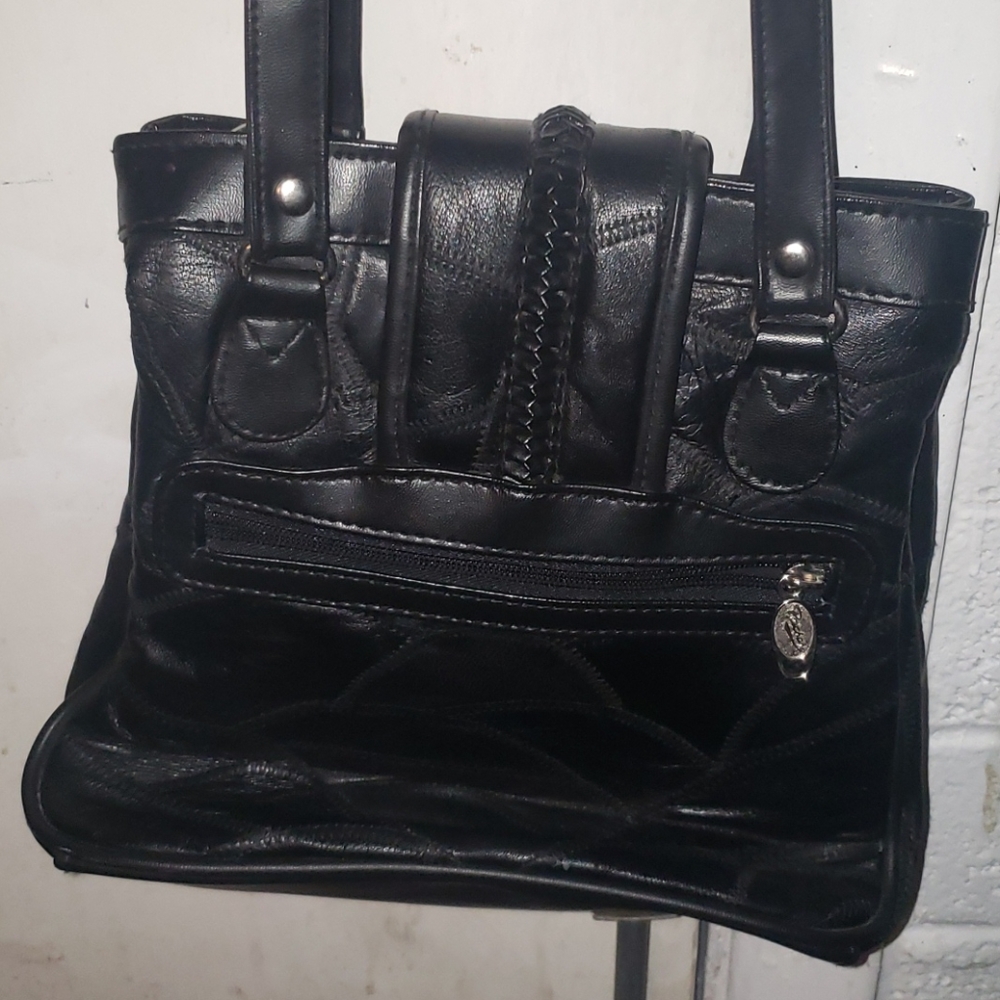 Super Cute Patchwork Leather Purse - image 3